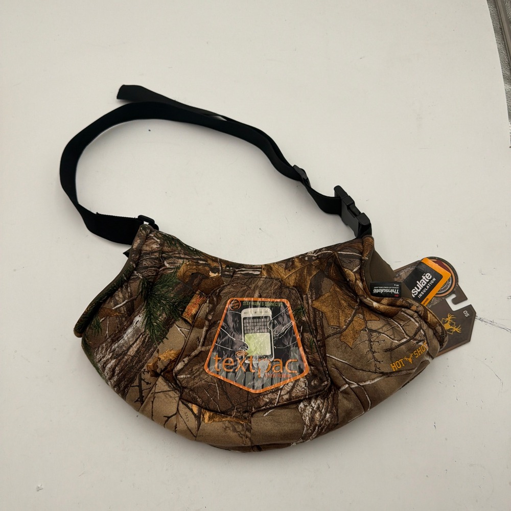 Hot Shot Hand Muff Textpac Thinsulate Camo Hunting Hand Warmer Mens One Size NWT